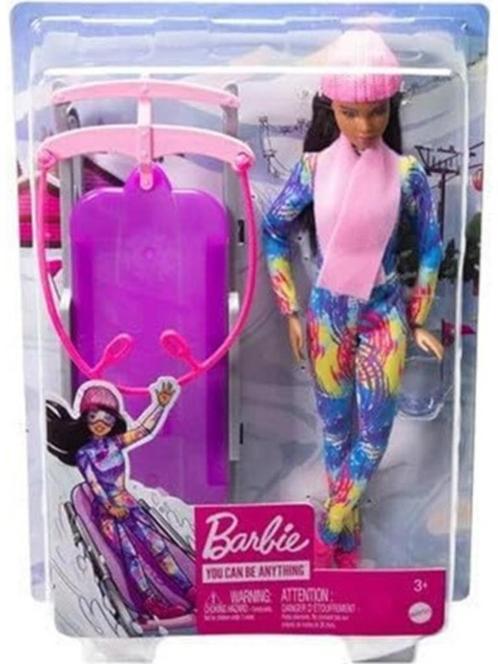Barbie: You can be anything: Wintersporter, Kinderen en Baby's, Speelgoed | Poppen, Nieuw, Barbie, Ophalen of Verzenden