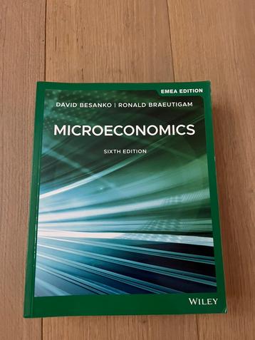Microeconomics 6e editie beschikbaar voor biedingen