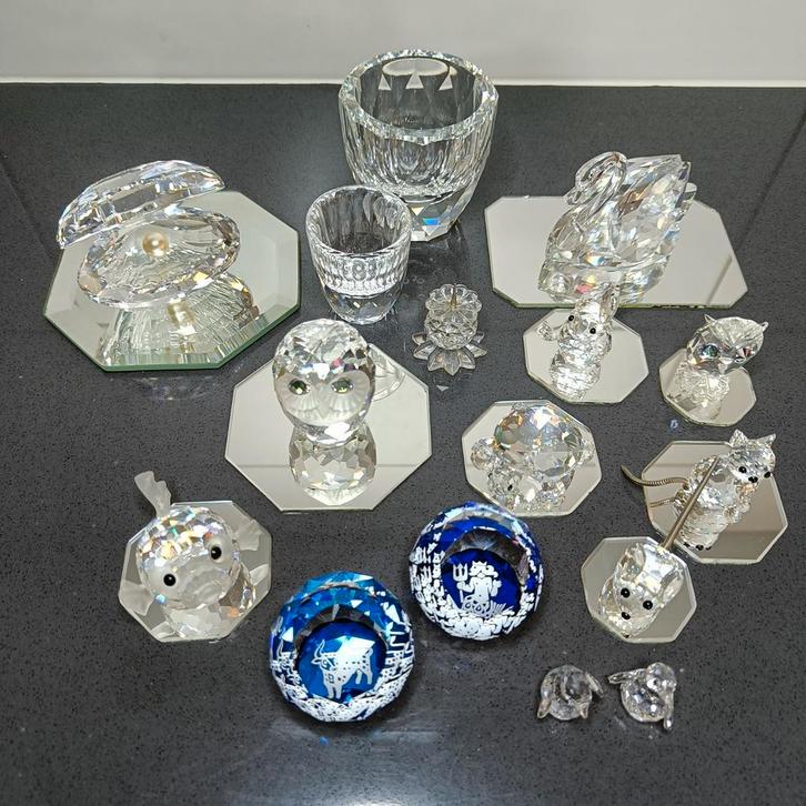 Collectie Swarovski beeldjes., Verzamelen, Swarovski, Gebruikt, Figuurtje, Ophalen of Verzenden