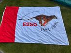 Vintage Esso jubileumvlag 1891-1991 met tijger – zeldzaam!, Ophalen of Verzenden, Zo goed als nieuw