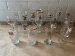 Diverse Pilsglazen Set - Duits & Belgisch, Ophalen of Verzenden, Gebruikt