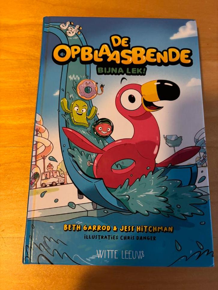 Beth Garrod - De Opblaasbende - Bijna lek!, Boeken, Kinderboeken | Jeugd | 10 tot 12 jaar, Zo goed als nieuw, Fictie, Ophalen of Verzenden