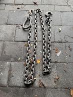 Zware militaire sleepketting met haken, Ophalen, Gebruikt