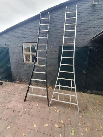 Enkele ladders lengte 355 en 365 cm beschikbaar voor biedingen