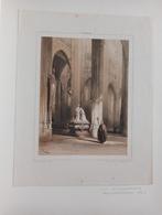 Johannes Bosboom Prent 1847 Kerkinterieur, Verzenden