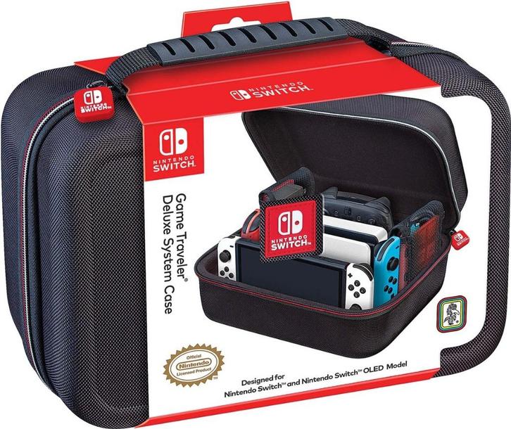 Nintendo Switch Officiele Deluxe Opbergtas - Hoes Zwart, Spelcomputers en Games, Spelcomputers | Nintendo Portables | Accessoires