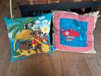 Gratis: 2 kinder kussens piraat vliegtuig Lief! en Playmobil, Ophalen, Gebruikt, Overige kleuren, Vierkant
