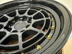 Aodhan AH04 Zwart goud 15 x 8.0J ET20 4x100 4x114.3, Auto diversen, Ophalen of Verzenden