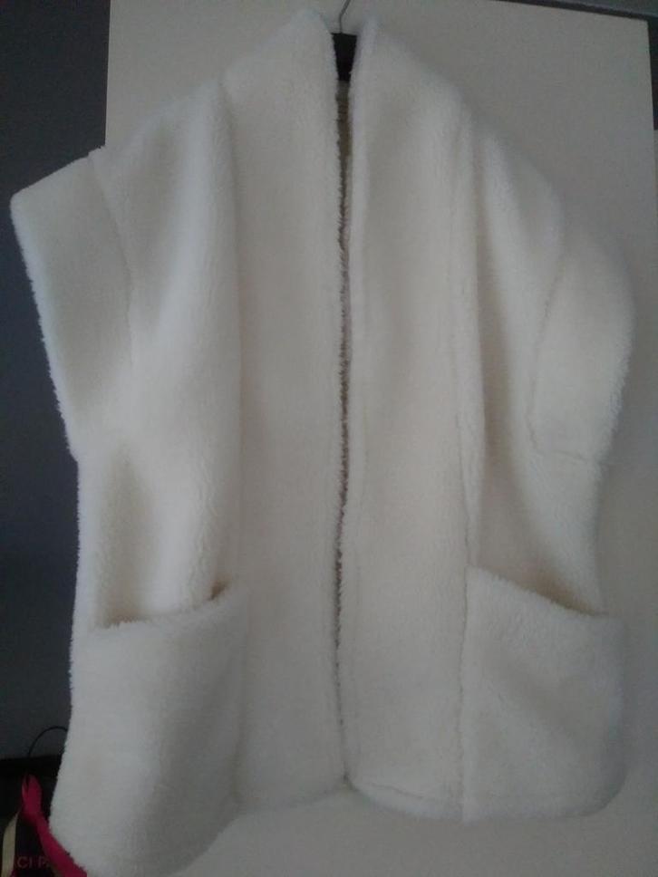 AZZURRO, BODYWARMER, ÉÉN MAAT, WOLWIT, *100% NIEUW*., Kleding | Dames, Bodywarmers, Nieuw, Maat 42/44 (L), Wit, Ophalen of Verzenden