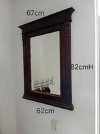 Spiegel, koloniaal hout, 50 tot 100 cm, Minder dan 100 cm, Rechthoekig, Ophalen of Verzenden
