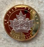 Herdenkingsmunt 75 Jaar Vrijheid, Koningin Wilhelmina, Losse munt, Goud, Overige waardes