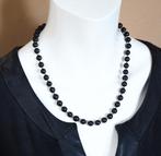 Gitten collier met gouden sluiting, Ophalen of Verzenden, Goud, Ketting, Met edelsteen