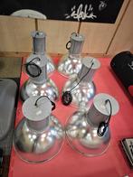 6 industriële lampen / hanglampen, Gebruikt, Metaal, Ophalen