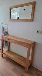 Sidetable met spiegel, 100 tot 150 cm, Ophalen of Verzenden, Zo goed als nieuw, 25 tot 50 cm