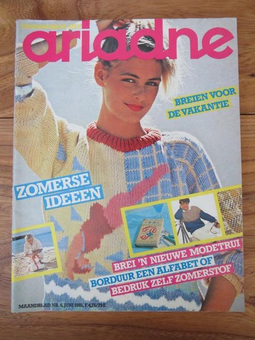 Ariadne handwerken juni 1981, Boeken, Hobby en Vrije tijd, Zo goed als nieuw, Breien en Haken, Ophalen of Verzenden