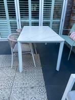 tuintafel marmerlook Ciotat aluminium/glas 160x90cm, Ophalen of Verzenden, Nieuw, Rechthoekig, Aluminium
