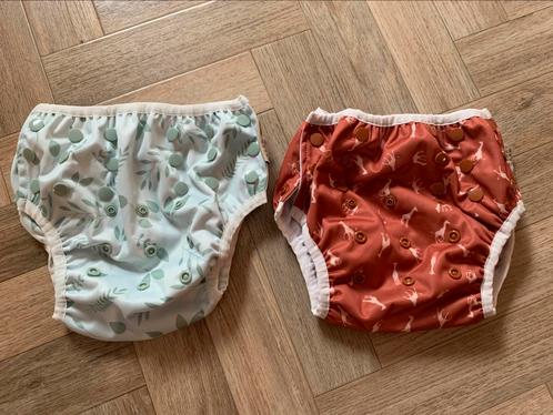 Happy Bear zwemluiers bundel 2 stuks Savanna & Botanical, Kinderen en Baby's, Babykleding | Baby-zwemkleding, Zo goed als nieuw