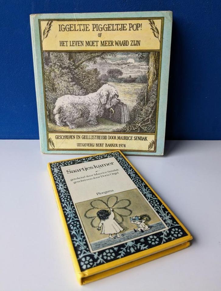 Boeken Maurice Sendak/ Iggeltje Piggeltje & Saartjes kamer, Boeken, Kinderboeken | Jeugd | onder 10 jaar, Gelezen, Ophalen of Verzenden