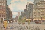 AMSTERDAM Dam Duiven Bijenkorf, Verzamelen, Ansichtkaarten | Nederland, Verzenden, 1960 tot 1980, Gelopen, Noord-Holland