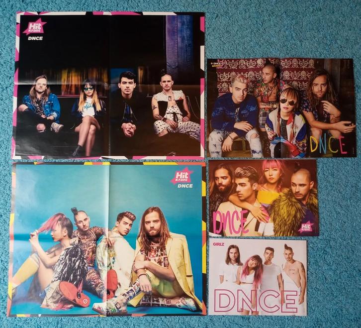 DNCE poster collectie hitkrant, Verzamelen, Posters, Nieuw, Muziek, Ophalen of Verzenden