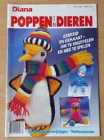 Diana - Poppen en Dieren - Haken + Breien - 1989, Hobby en Vrije tijd, Breien en Haken, Gebruikt, Breien of Haken, Diana, Ophalen of Verzenden