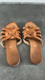 Mooi bruine leren slipper maat 40, Ophalen of Verzenden, Zo goed als nieuw, Bruin
