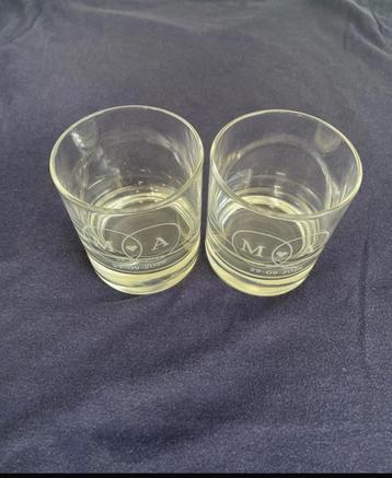 Whisky Glazen Gegraveerd beschikbaar voor biedingen