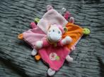 roze kroeldoekje koe nicotoy knuffellapje, Ophalen of Verzenden, Gebruikt, Koe