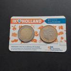 2 euro in coincard Holland Coincard - Kinderdijk BU, Postzegels en Munten, Ophalen of Verzenden, Koningin Beatrix, Euro's
