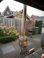 Tuinkachel bierfust fusten tuinhaard buitenhaard rvs haard, Ophalen of Verzenden, Nieuw