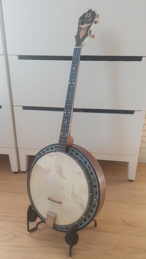 Kay Patriot Tenor Banjo, Muziek en Instrumenten, Snaarinstrumenten | Banjo's, Gebruikt, Tenorbanjo, Ophalen of Verzenden