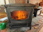 Houtkachel - Brandt goed, verwarmt grote ruimte, Huis en Inrichting, Ophalen, Gebruikt, Houtkachel, Vrijstaand