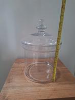 Glazen pot met deksel, Antiek en Kunst, Ophalen of Verzenden