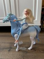 Echt lopend paard (nokk) met elsa van Frozen II, Ophalen of Verzenden, Gebruikt, Barbie