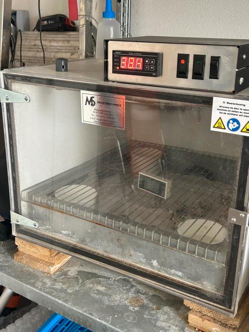 MS uitkomst machine geschikt voor 50 eieren, Dieren en Toebehoren, Pluimvee | Toebehoren, Gebruikt, Broedmachine, Ophalen
