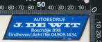 Sticker: Autobedrijf De Wit - Eindhoven, Verzamelen, Stickers, Auto of Motor, Ophalen of Verzenden, Zo goed als nieuw