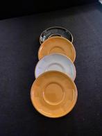 APILCO YVES DESHOULIERES  4 stuks bordjes, Huis en Inrichting, Keuken | Servies, Ophalen of Verzenden, Zo goed als nieuw, Overige stijlen