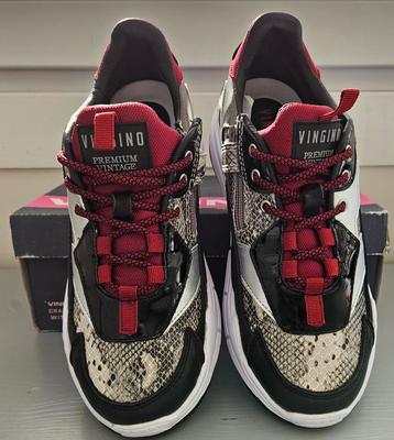 Vingino vincia sneaker gympen maat 39 slangenprint wit zwart beschikbaar voor biedingen