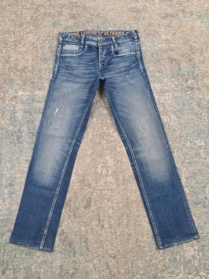 PME Skyhawk W30 L30 Slim STRETCH Bronno3030 Blauw, Kleding | Heren, Spijkerbroeken en Jeans, Zo goed als nieuw, W32 (confectie 46) of kleiner