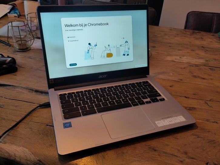 Acer Chromebook CB314 - Perfect voor school!, Computers en Software, Chromebooks, Gebruikt, 14 inch, 4 GB of minder, 64 GB, Qwerty