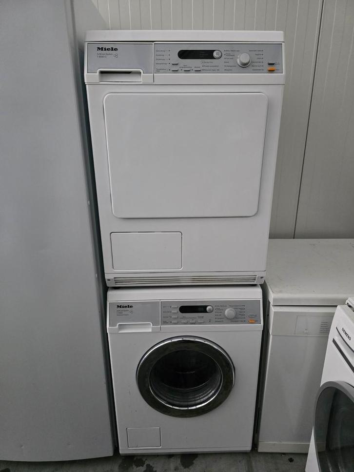 Keurige betrouwbare Miele was- en droogset! Garantie!🚚✅️, Witgoed en Apparatuur, Was-droogcombinaties, 6 tot 8 kg, 85 tot 90 cm