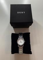 DKNY horloge diamantjes, Sieraden, Tassen en Uiterlijk, Horloges | Heren, Overige merken, Staal, Staal, Polshorloge