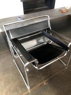Wassily chair door Marcel Breuer Echt tuigleer  replica izgs, Ophalen, Mid century modern, Minder dan 75 cm, Zo goed als nieuw