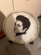 Elvis presley Glazen bord op standaard, Ophalen of Verzenden, Zo goed als nieuw, Overige typen