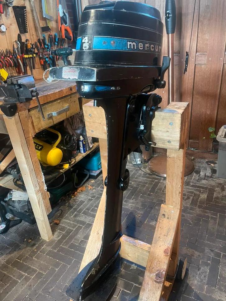 Mercury 4,5 pk 2 takt te koop of te ruil!, Doe-het-zelf en Verbouw, Motoren, Gebruikt, Benzinemotor, 1800 rpm of meer, Ophalen