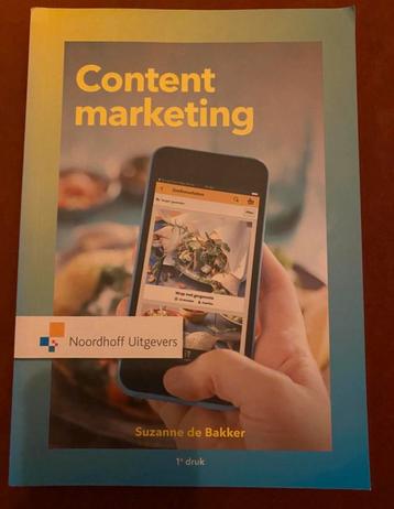 Content Marketing studieboek van Noordhoff beschikbaar voor biedingen