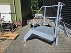 Stalen bordestrap  grijs hoog82cm nob 127, Ophalen of Verzenden, Zo goed als nieuw, Minder dan 2 meter