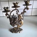 Zeer byzondere joodse 3 pits kandelaar, Antiek en Kunst, Antiek | Religie, Ophalen of Verzenden