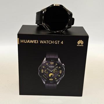 HUAWEI WATCH GT 4 - 46MM - Zwart - als nieuw | nwpr 129 euro beschikbaar voor biedingen