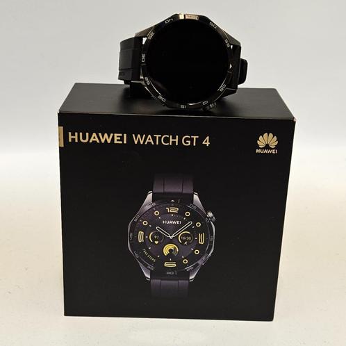 HUAWEI WATCH GT 4 - 46MM - Zwart - als nieuw | nwpr 129 euro, Sieraden, Tassen en Uiterlijk, Smartwatches
